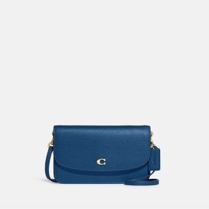 Blue Coach Hayden crossbody with removable strap